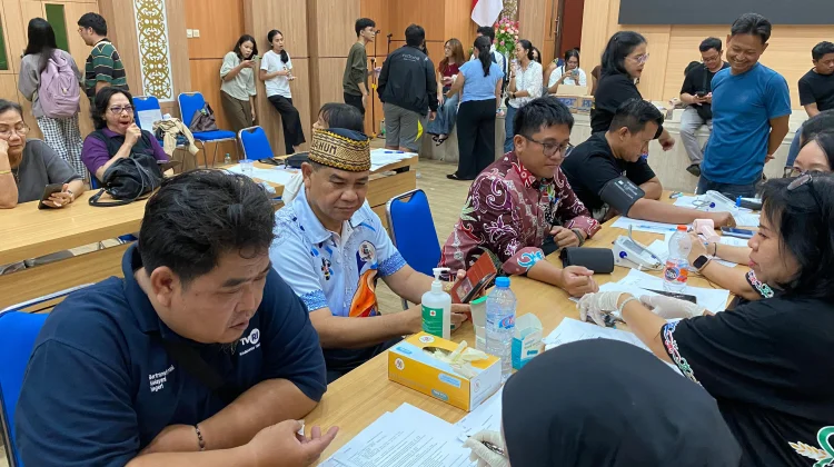 Kontingen Pesparawi Nasional XIV Kalteng Jalani Pemeriksaan Kesehatan