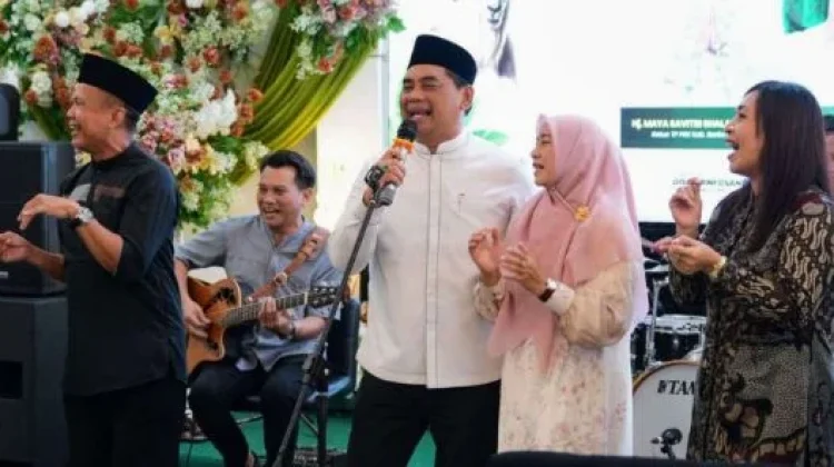 Bupati Barito Utara Silaturahmi Iduladha di Rujab