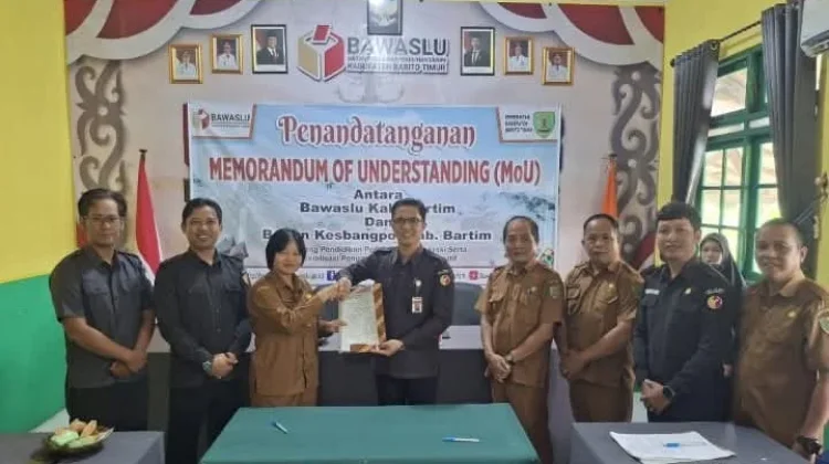 Bawaslu dan Kesbangpol Bartim Sepakat Berpendidikan Politik Pastisipatif