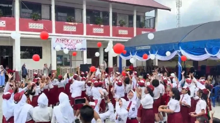 SDN 5 Bukit Tunggal Gelar Karya Seni dan Perpisahan Kelas VI