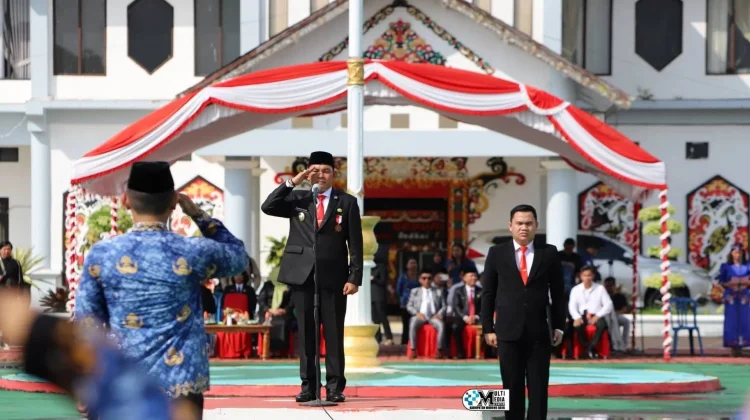 Wabup Murung Raya Bacakan BPIP Saat Upacara Hari Pancasila