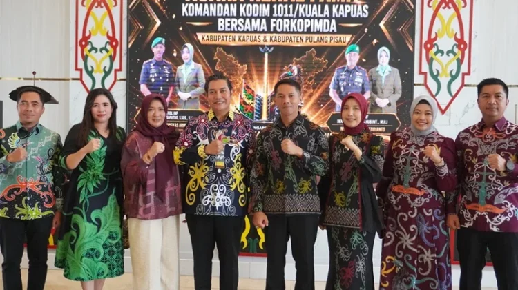 Hadiri Pisah Sambut Dandim 1011/KLK, Wabup Pulang Pisau Tekankan Sinergitas