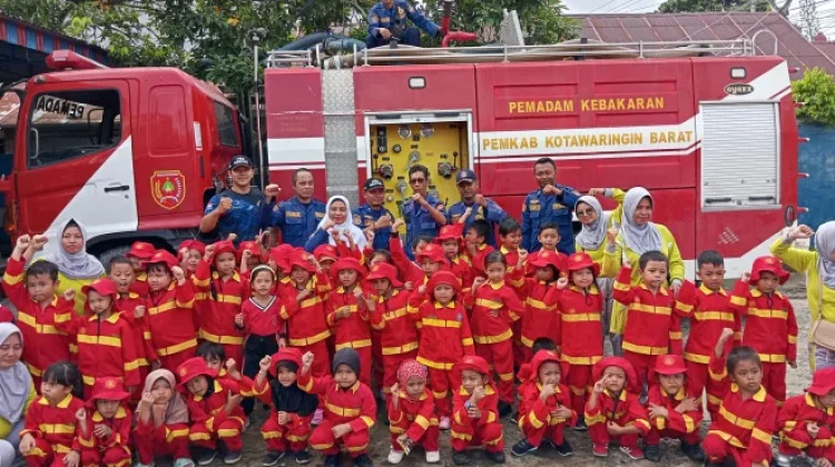 Tekan Risiko Kebakaran, Damkar Kobar Matangkan Program Jaga Banua