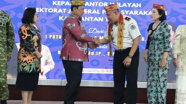 Tongkat Estafet Kanwil Ditjenpas Kalteng Berganti Dipimpin Hensah