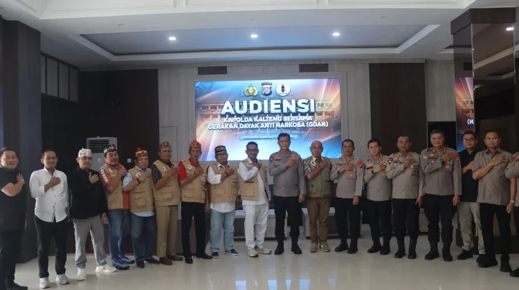 Polda Kalteng dan GDAN Perkuat Sinergi, Bangun Benteng Dayak Lawan Narkoba
