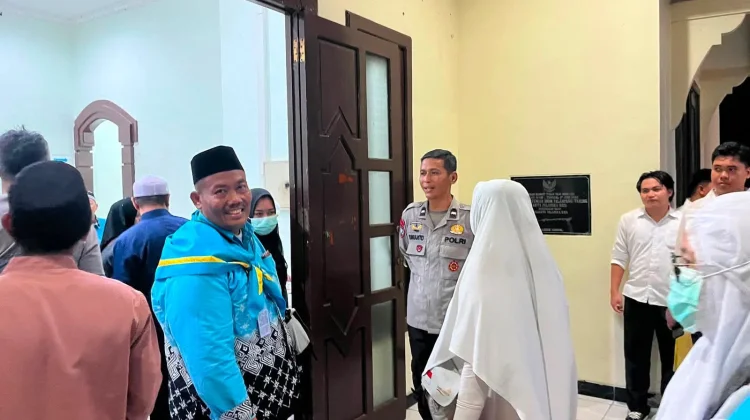 Polresta Palangka Raya Kawal Kepulangan Jemaah Haji