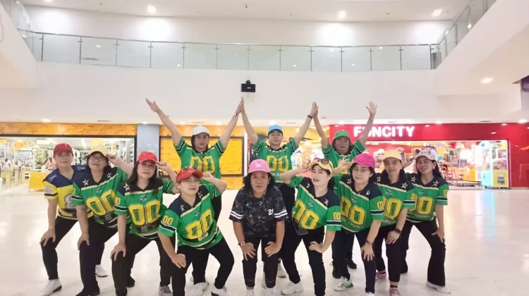 Euforia Sepak Bola Dunia Warnai Kegiatan Line Dance Kalteng