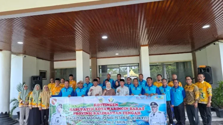 Lepas Kontingen PENAS dan Kafilah MTQ, Pemkab Kobar Targetkan Juara Umum