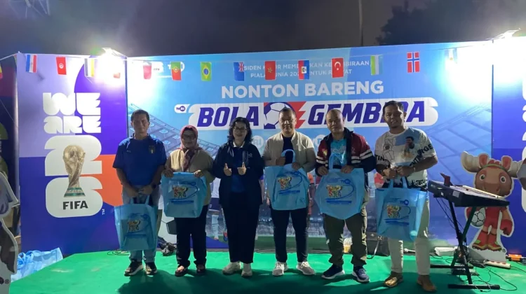 TVRI Kalteng Gelar Kick Off Nonton Bareng Bola Gembira