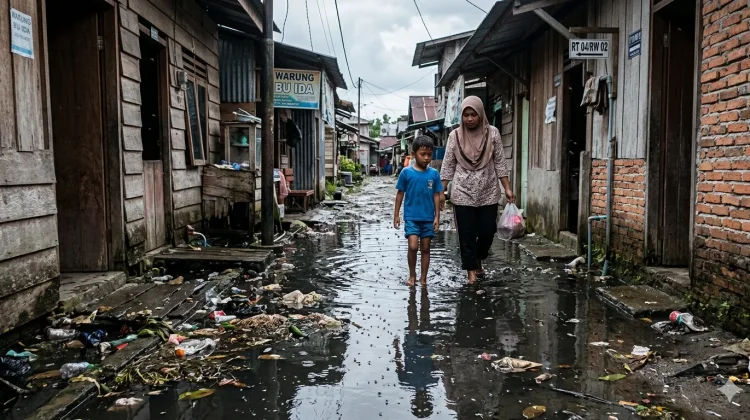 Drainase Buruk Mengubah Halaman Rumah Menjadi Sarang Penyakit