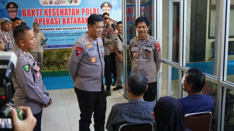 Hari Bhayangkara ke-80, Polda Kalteng Gelar Operasi Katarak Gratis untuk Masyaraka