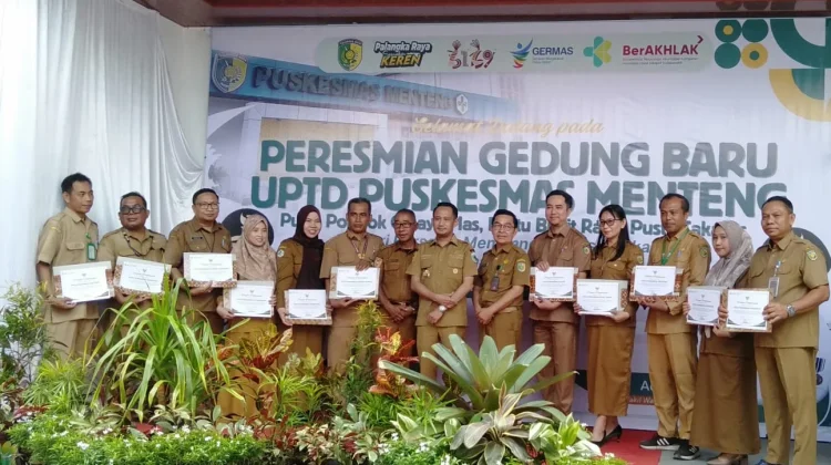 Wali Kota Palangka Raya Resmikan Gedung Baru Puskesmas Menteng dan 3 Pustu