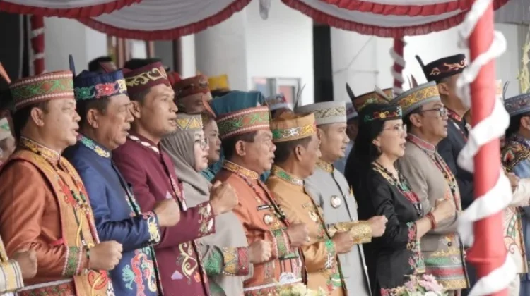 Bupati Kapuas Hadiri Upacara Peringatan Hari Jadi ke-24 Kabupaten Gunung Mas