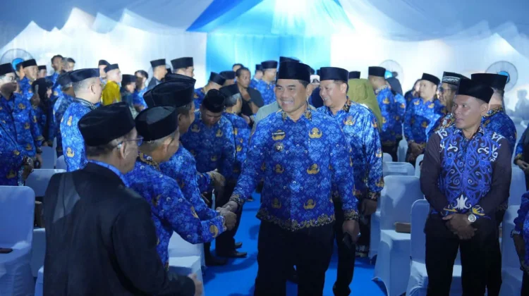 Dukung Penuh Kafilah, Bupati Barito Utara Hadir Pembukaan MTQ KORPRI