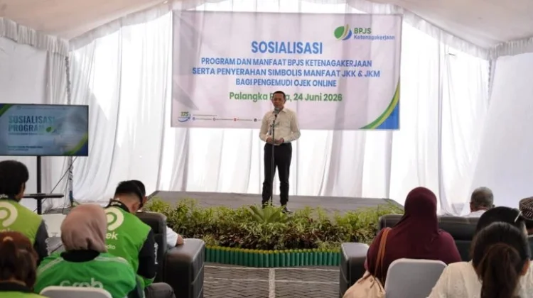 Pengemudi Ojek Online Terbantu Program BPJS Ketenagakerjaan