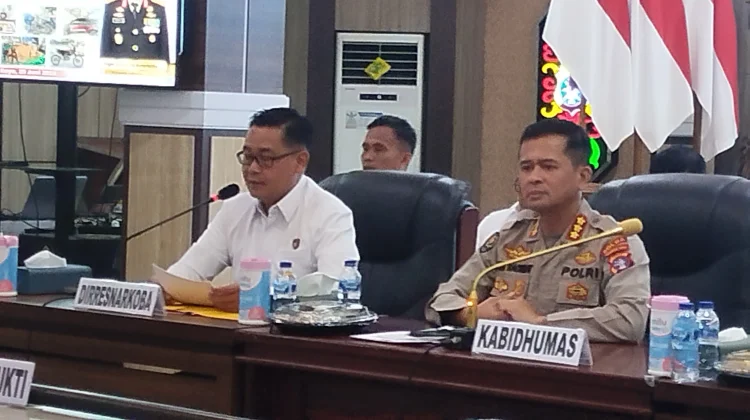 Polda Kalteng Ungkap 331 Kasus Narkotika Sepanjang Semester I 2026