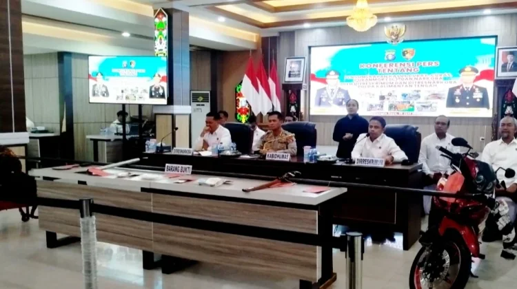 Ratusan Kasus Kejahatan 3C Diungkap Polda Kalteng Sepanjang Semester I 2026