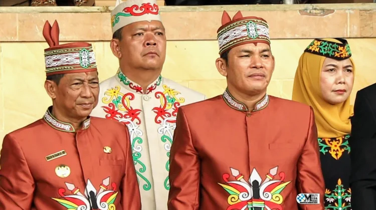 Bupati dan Wabup Mura Hadiri HUT Barito Utara
