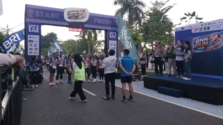 Peringatan HANI, BNN Run 2026 di Palangka Raya Berlangsung Meriah