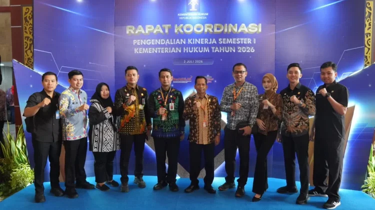 Mantapkan Pencapaian Target, Kemenkum Kalteng Ikuti Rakor Pengendalian Kinerja
