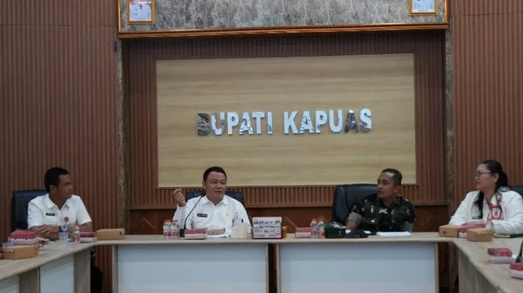 Sekda Kapuas Pimpin Rapat Persiapan Panen Raya Padi Dukung Ketahanan Pangan