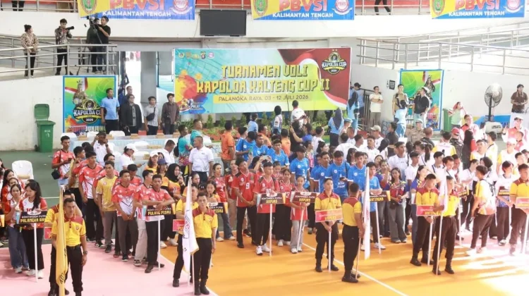 Gubernur Kalteng Buka Turnamen Bola Voli Kapolda Cup II 2026