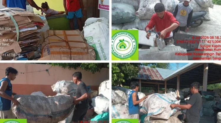 Jemput Bola, Bank Sampah Puhuk Berkah Kobar Sasar Permukiman Warga