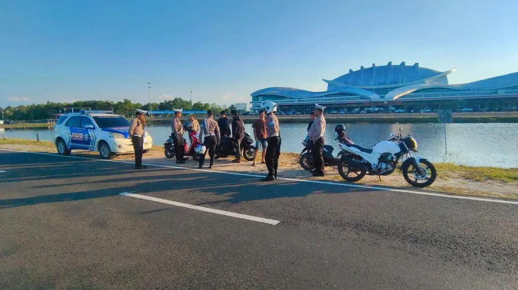 Perkuat Patroli Balap Luar Kawasan Bandara Tjilik Riwut