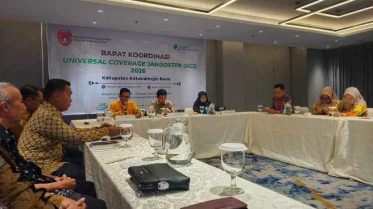 Kejar Target UCJ 2026, Pemkab Kobar Perkuat Perlindungan Jaminan Sosial Pekerja