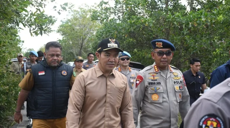 Bupati Pulang Pisau dan Kapolda Kalteng Bahas Penanganan Karhutla Tumbang Nusa
