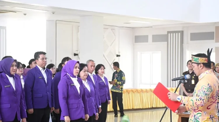 Bupati Pulang Pisau Kukuhkan Pengurus TP Posyandu Periode 2026-2029