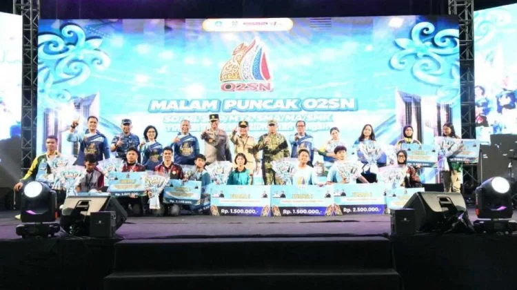 Gubernur Kalteng Hadiri Malam Puncak O2SN 2026