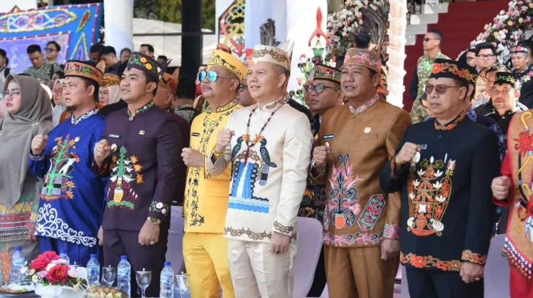 Wakil Bupati Barito Utara Hadiri Upacara Hari Jadi Kota Palangka Raya