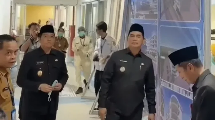 Sidak RSUD Muara Teweh, Bupati Pastikan Pembangunan Sesuai Rencana