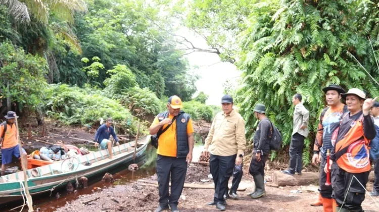 Bupati Pulang Pisau Cek Karhutla Tumbang Nusa, Imbau Salat Istisqa