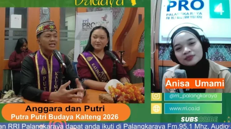 Putra dan Putri Budaya Kalteng 2026 Komitmen Ajak Generasi Muda Lebih Cinta Budaya