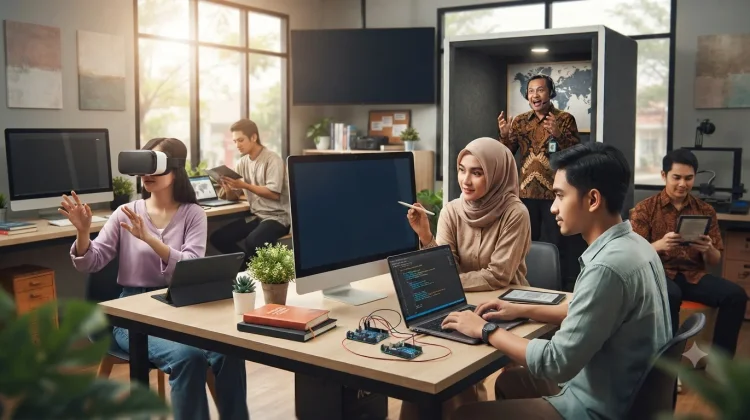 Pemanfaatan Teknologi Mendorong Masyarakat Mengembangkan Diri di Era Digital