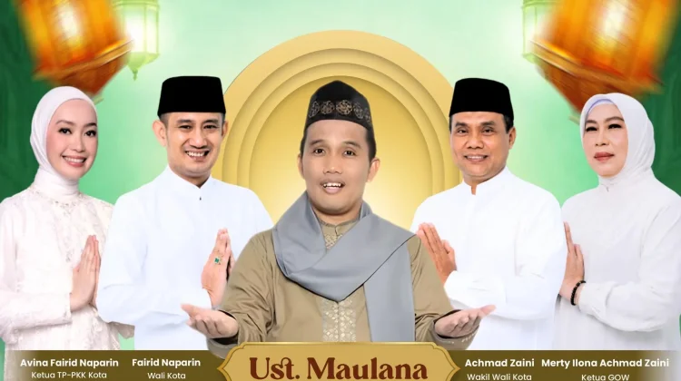 Rangkaian HUT Kota, Pemko Palangka Gelar Tablig Akbar Mengundang Ustaz Maulana