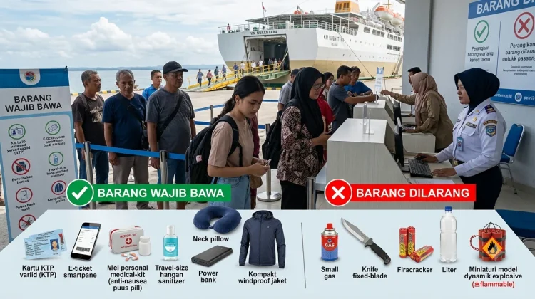 Barang yang Wajib DiBawa dan Dilarang saat Naik Kapal