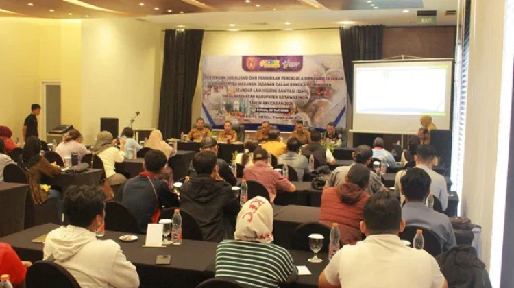 Dinkes Kobar Gembleng 45 Pengusaha Kuliner demi Sertifikat Layak