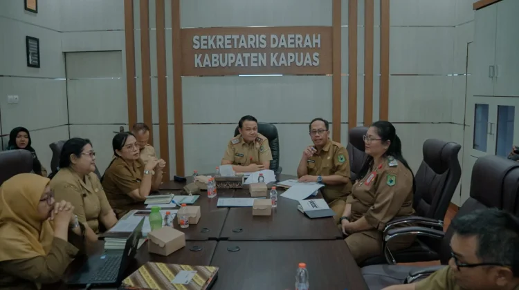 Sekda Kapuas Pimpin Rapat Persiapan Assessment Teknis LSDP