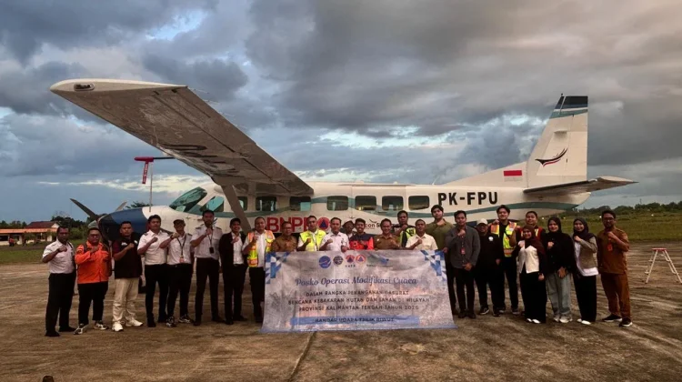 Risiko Karhutla Meningkat, Kalteng Kembali Jadi Lokasi Operasi Modifikasi Cuaca