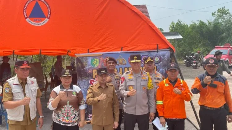 Pemko Palangka Raya Fokuskan Pemadaman Karhutla di Kameloh Baru dan Tumbang Nusa
