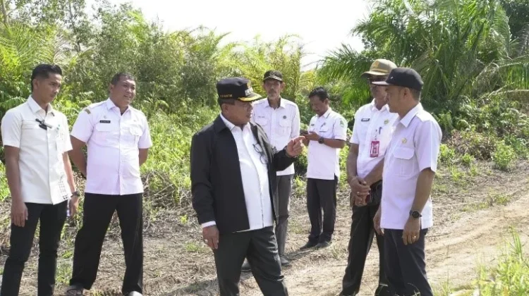 Bupati Kapuas Tinjau Rekonstruksi Jalan Sei Asam, Batengkong, Handel Melati