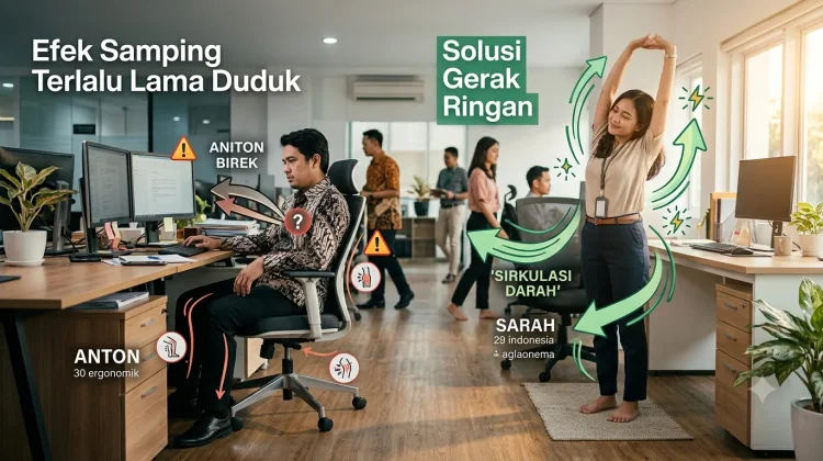 Bahaya Sedentary Lifestyle, Efek Samping Terlalu Lama Duduk