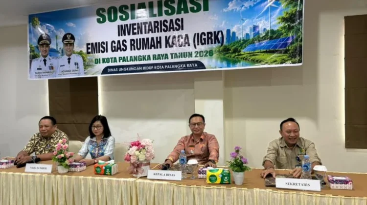 Pemko Palagka Raya Lakukan Penyusunan Inventarisasi Emisi Gas Rumah Kaca