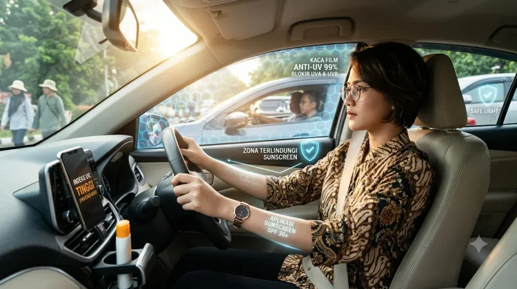 Bahaya Sinar UV Kaca Mobil, Pemicu Penuaan Dini