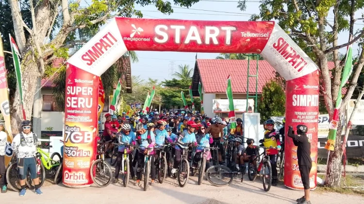 Komunitas Gowes Hiu Putih Sukses Menggelar Gowes Bareng