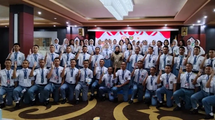 Puluhan Calon Paskibraka Kalteng Mendapatkan Edukasi Kebangsaan