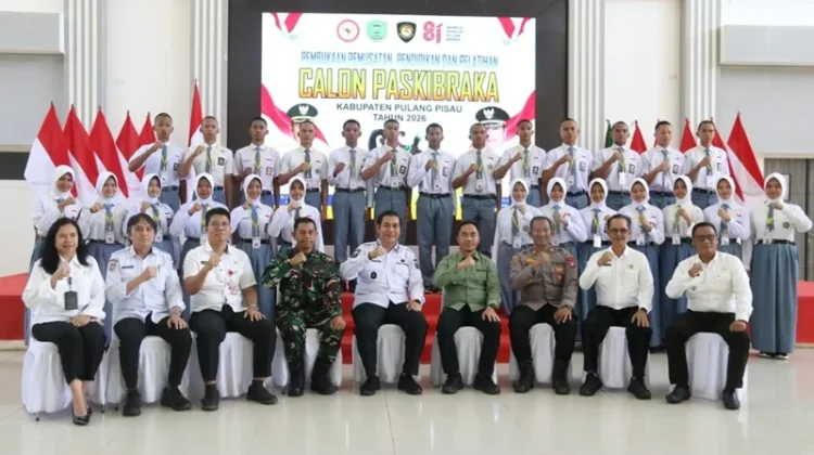 Wabup Pulang Pisau Resmi Buka Pemusatan Diklat Calon Paskibraka 2026